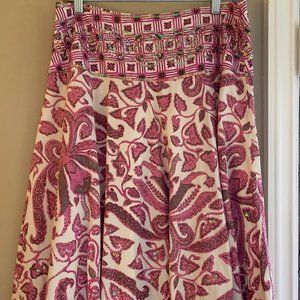 Pink Haven Bleu Sequin Knee Length Skirt